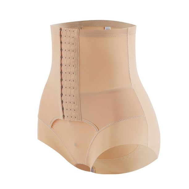 Pantalones moldeadores de cintura alta para mujer, ropa interior moldeadora de abdomen fuerte posparto, moldeadora de cintura, levantadora de cadera, hebilla de fila ajustable