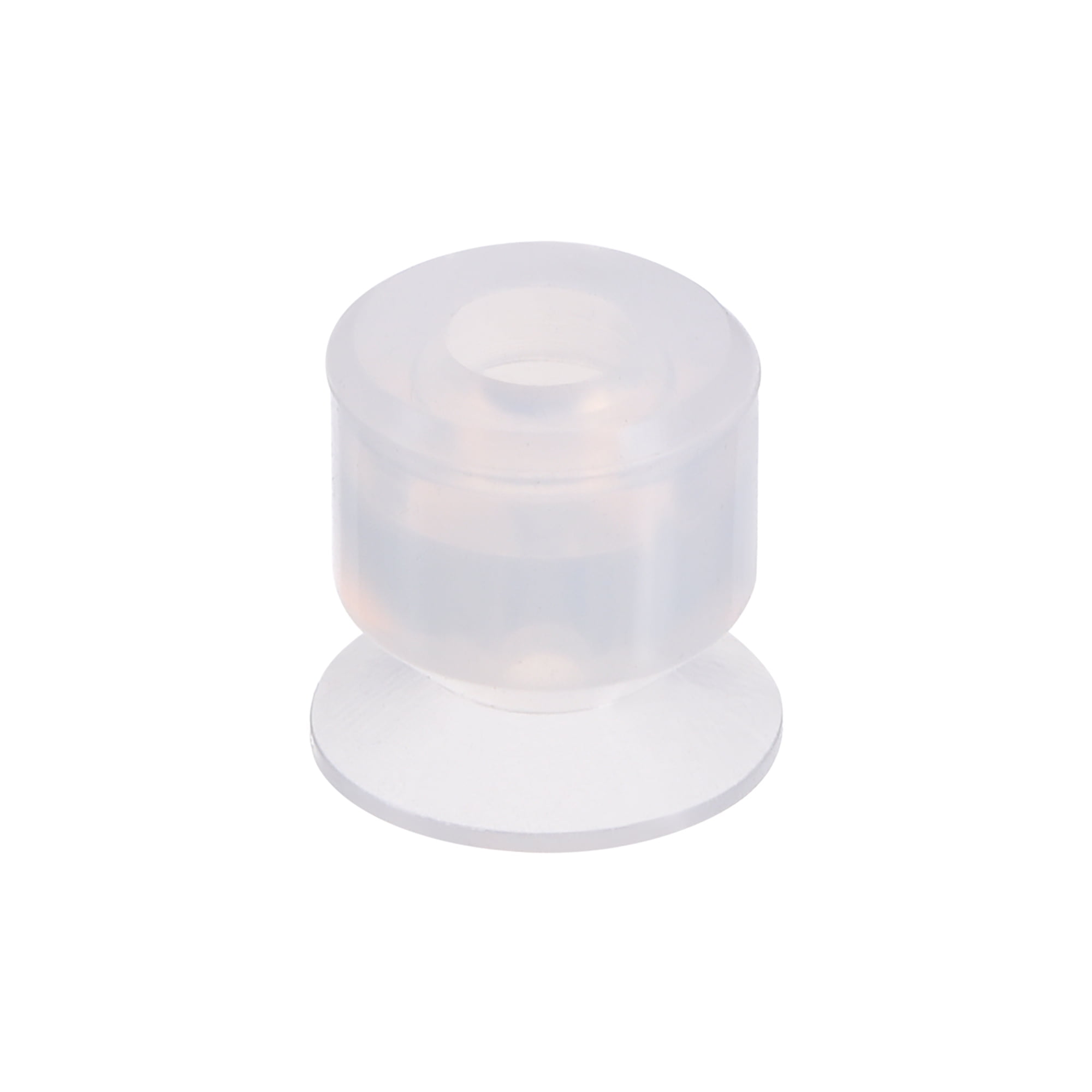 Clear White Soft Silicone Waterproof Miniature Vacuum Suction Cup