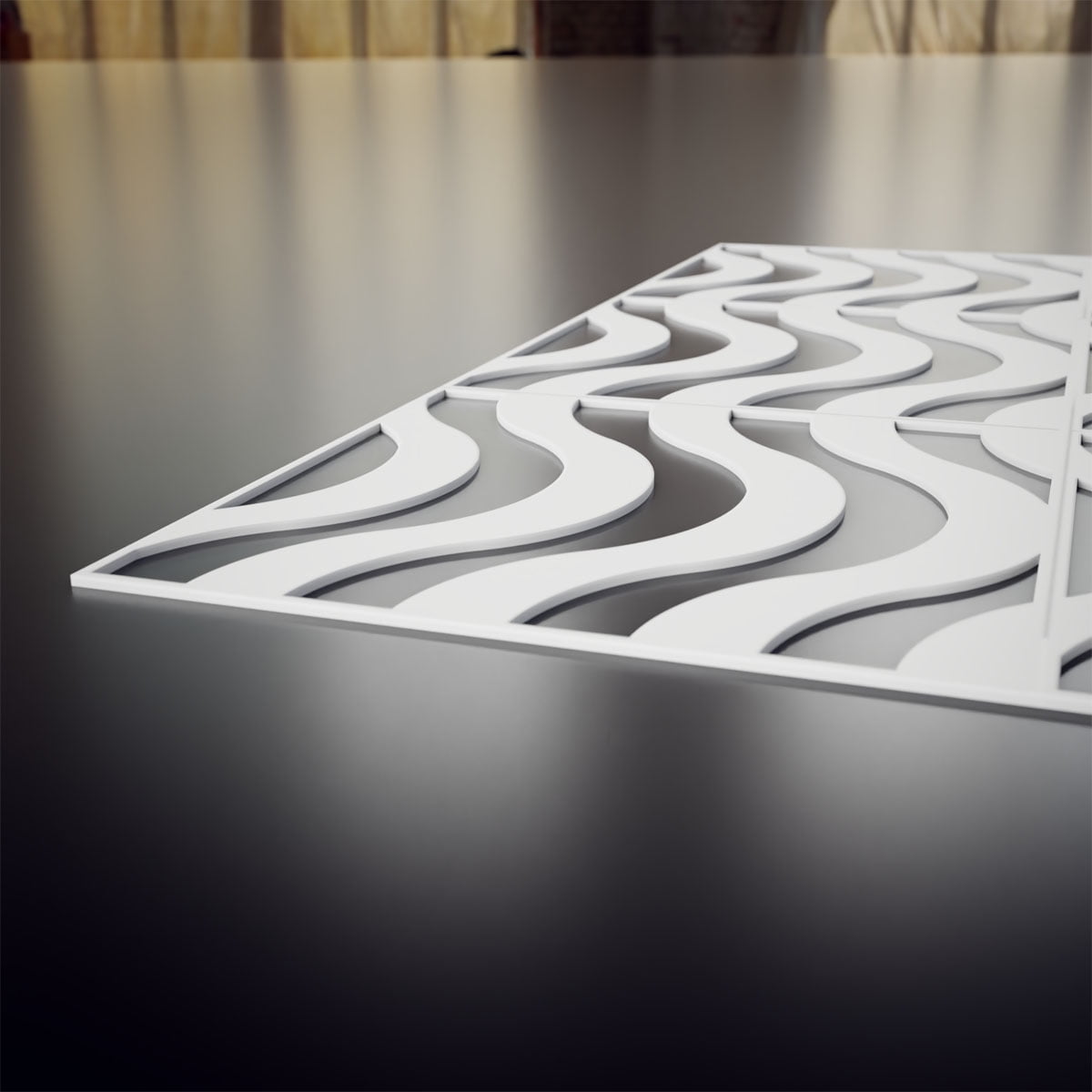 Large Parker Decorative Fretwork Wall Panels in Architectural Grade PVC