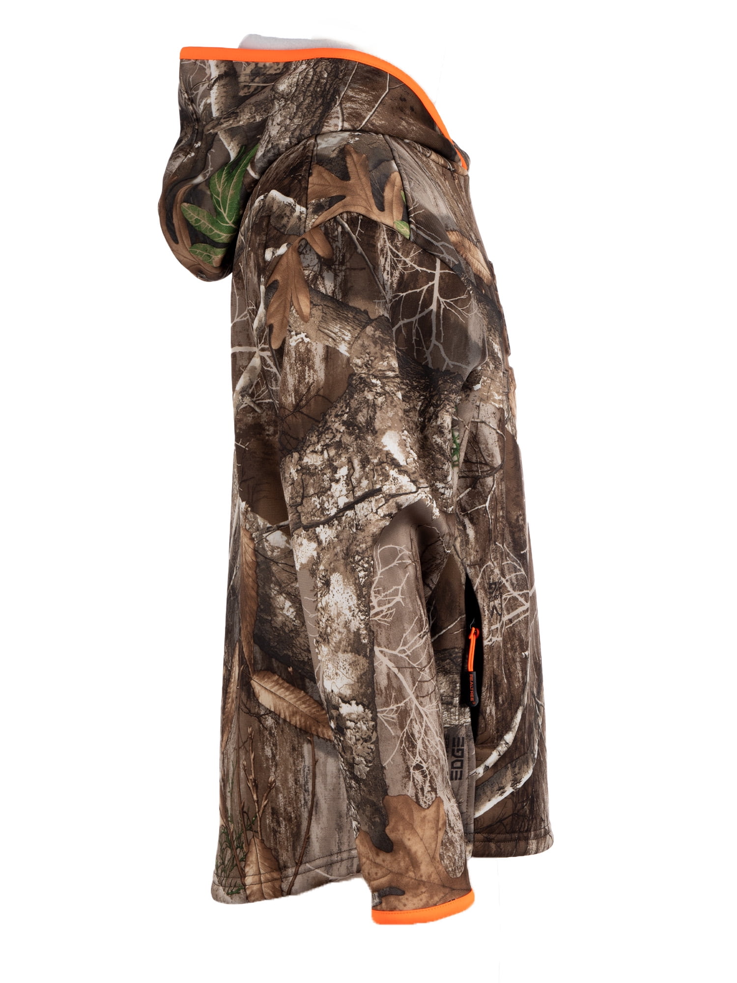 Kid's and Youth's Camo Hunting Performance Hoodie Pullover Sweatshirt by Realtree, Sizes XS-XL