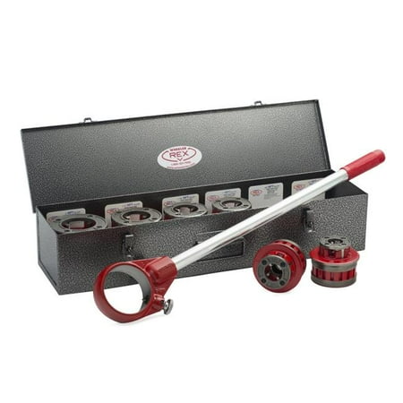 Wheeler Rex Pipe Threader - Wheeler-Rex 4200 0.5-2 in. Manual Threader Set with Case