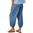 thumbnail image 5 of SLADYGLO Women High Waist Drawstring Ankle-Length Pants With Pockets, 5 of 6