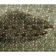 thumbnail image 4 of oneOone Viscose Chiffon Fabric Leaves & Floral Block Fabric Prints By Yard 42 Inch Wide, 4 of 4