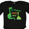 thumbnail image 4 of Inktastic My Mamaw Loves Me Grandson Gift Boys Long Sleeve Baby Bodysuit, 4 of 5