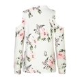 thumbnail image 5 of Ichuanyi Fall Tops for Women 2022 Women's V Neck Pullover Off The Shoulder Printing Long Sleeve Tops, 5 of 8
