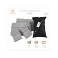 thumbnail image 2 of Juego de Sábanas Individual 2800 Hilos Extra Suave Premium Textura Rayada Soft Nature, 2 of 5