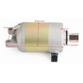 thumbnail image 3 of Starter Motor For Yamaha Xenter Hw125 Hw151 02-17, 3 of 10