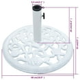 thumbnail image 2 of vidaXL Umbrella Weighted Base Patio Parasol Stand for Poles of 1.4"/1.5"/1.9", 2 of 9