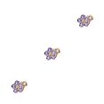 thumbnail image 2 of Sonducket Catch Clip Crystal Side Sweet Korean Hairpin Decoración Crystal Ins Hair Claw Moda Mujer Fiesta Compras Picnic Púrpura Type1 NO1, 2 of 6