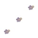 thumbnail image 2 of Sonducket Catch Clip Crystal Side Sweet Korean Hairpin Decoración Crystal Ins Hair Claw Moda Mujer Fiesta Compras Picnic Púrpura Type1 NO1, 2 of 6