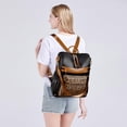 thumbnail image 2 of Dora & Liz Mochila para mujer Monedero Mochila de cuero Monedero para mujer Mochila de moda de viaje Bolsos de hombro de diseñador para mujer, 2 of 5