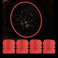 thumbnail image 3 of 12pcs Fluorescent Car Tire Stem Caps Universal Red Blue Green, 3 of 10