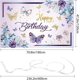 thumbnail image 3 of Butterfly Backdrop Birthday Decorations Purple Butterfly Banner for Girl Baby Happy Birthday Party Butterfly Backdrop Banner Spring Flowers Themed Par, 3 of 4