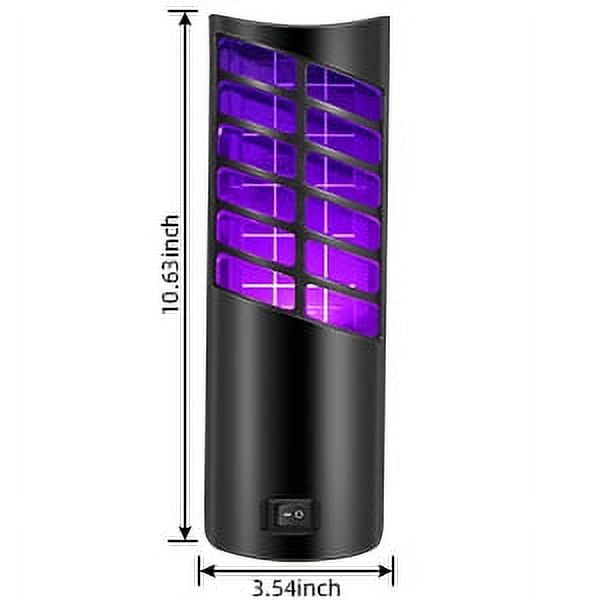 Flying Insect Trap Plug in Indoor Bug Zapper with 21 Purple Light Beads for Mosquito Moth Fruit Fly Gnat, Professional Home Flying Insect Killer Catcher, Safe for Kids & Pets (2 Devices+20 Refills)