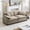 Tan, variant on 2-Seater Corduroy Sofa with 4 Pillows, Large Deep Seat Upholstered Couch for Living Room, Bedroom, Apartment, Tan
