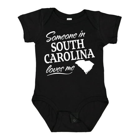 

Inktastic Someone in South Carolina Loves Me Gift Baby Boy or Baby Girl Bodysuit
