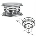thumbnail image 2 of 8" Duravent DuraTech Double-Wall Stainless Steel Chimney Cap - 8DT-VC, 2 of 2