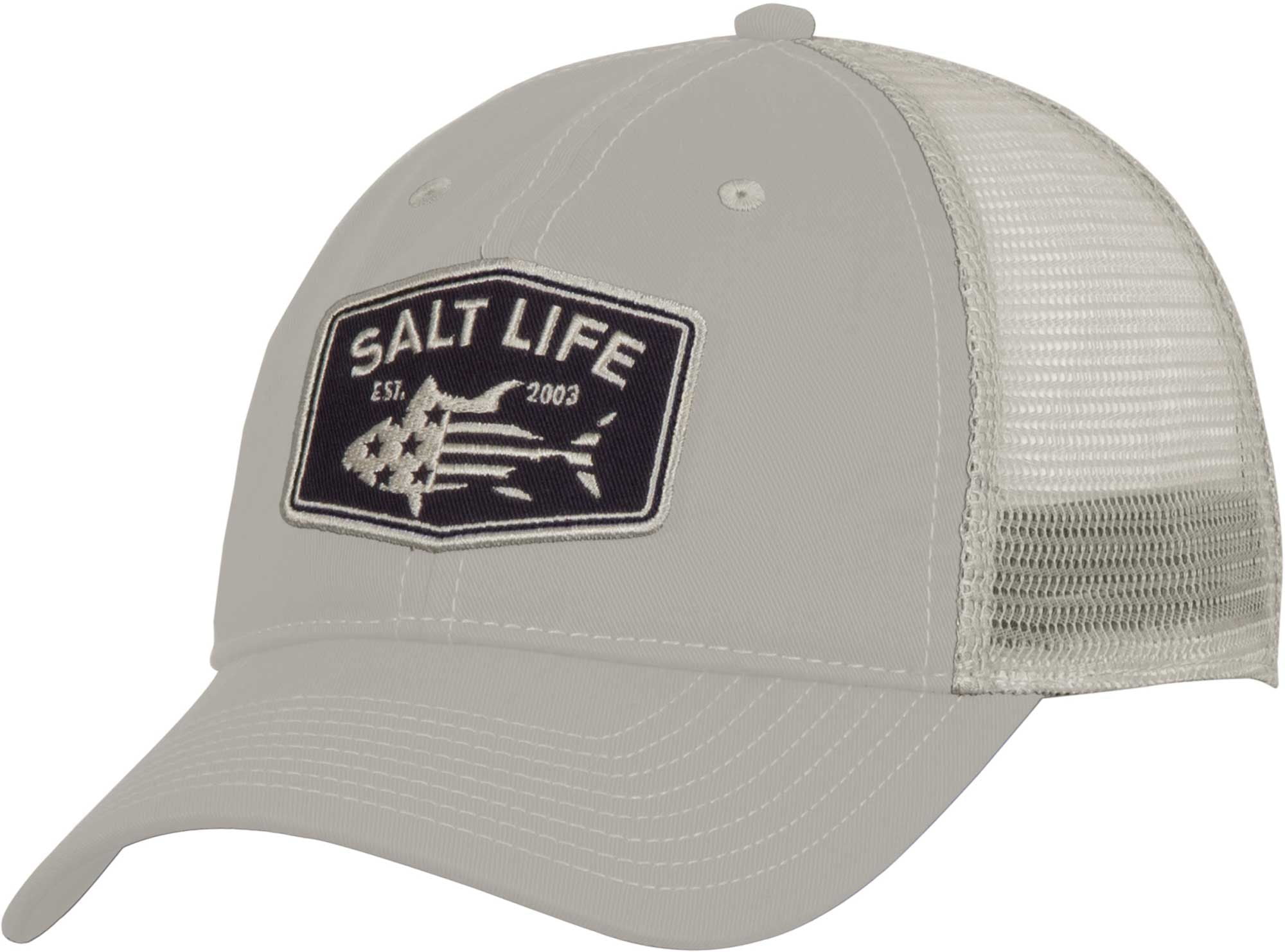 white salt life hat