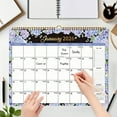 thumbnail image 6 of 2026 Floral Monthly Wall Calendar For Living Room Decor, Thick Paper Holiday & Anniversary Organizer, Hanging Hook Home Wall-Mounted Planning System With Monthly Layout, 6 of 7