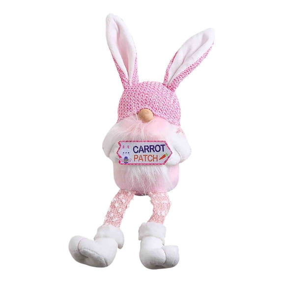 MXTPOV Plush Knitted Gnomes Ornaments, Lovely Easter Gnome Doll for Table Decor, Easter Basket Stuffers, Gifts for Adults Kids, Home Decor, Easter Decorations