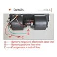 thumbnail image 3 of 12V A/C KIT 32 Pass Coil Underdash Evaporator Assembly Unit Compressor Air Conditioner 3 Speed, 3 of 5