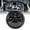 Black Dial Black Cover CX6227B, variant on 2In 52mm Tachometer, 6000RPM 7 Color Backlight Car Tachometer Tacho Gauge Revolution Meter, Universal Tachometer Gauge for Gasoline Engine, for Boat Marine Car Auto