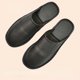 thumbnail image 4 of Zapatos de interior de otoño e invierno, zapatillas para hombre y mujer, chanclas concisas de color azul marino, Zapatillas de casa de cuero simples para hombre de talla grande 46, 4 of 5