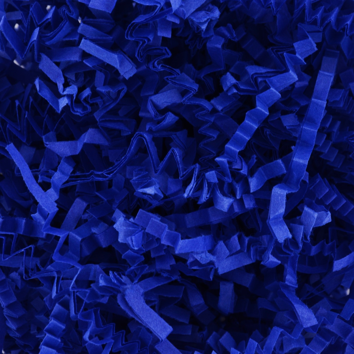 Crinkle Paper Shredded Paper for Gift Box Crinkle Cut Blue Decorative Paper Shreds, 1.8 oz