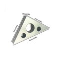 Aluminum Alloy Right Angle Ruler Mini Pocket Square DIY Woodworking ...