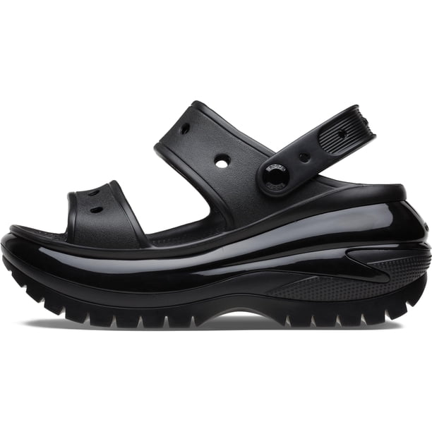 Sandalia Crocs Classic Mega Crush Negra Talle 11 Hombre / 13 Mujer