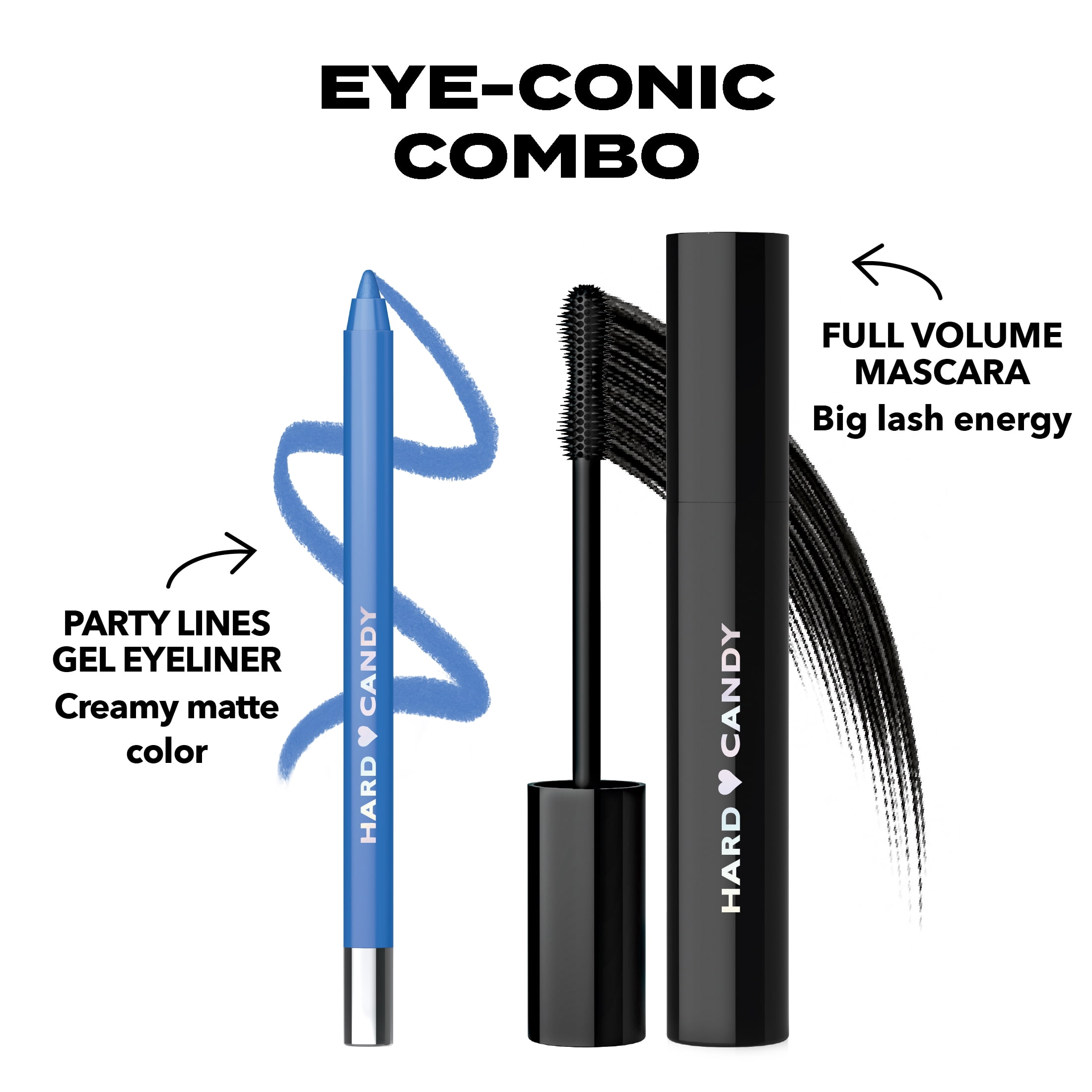 Hard Candy Party Lines Gel Eyeliner, Pencil Liner, 12HR