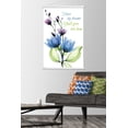 thumbnail image 2 of Transparent Flowers - Dreams Wall Poster with Wooden Magnetic Frame, 22.375" x 34", 2 of 5