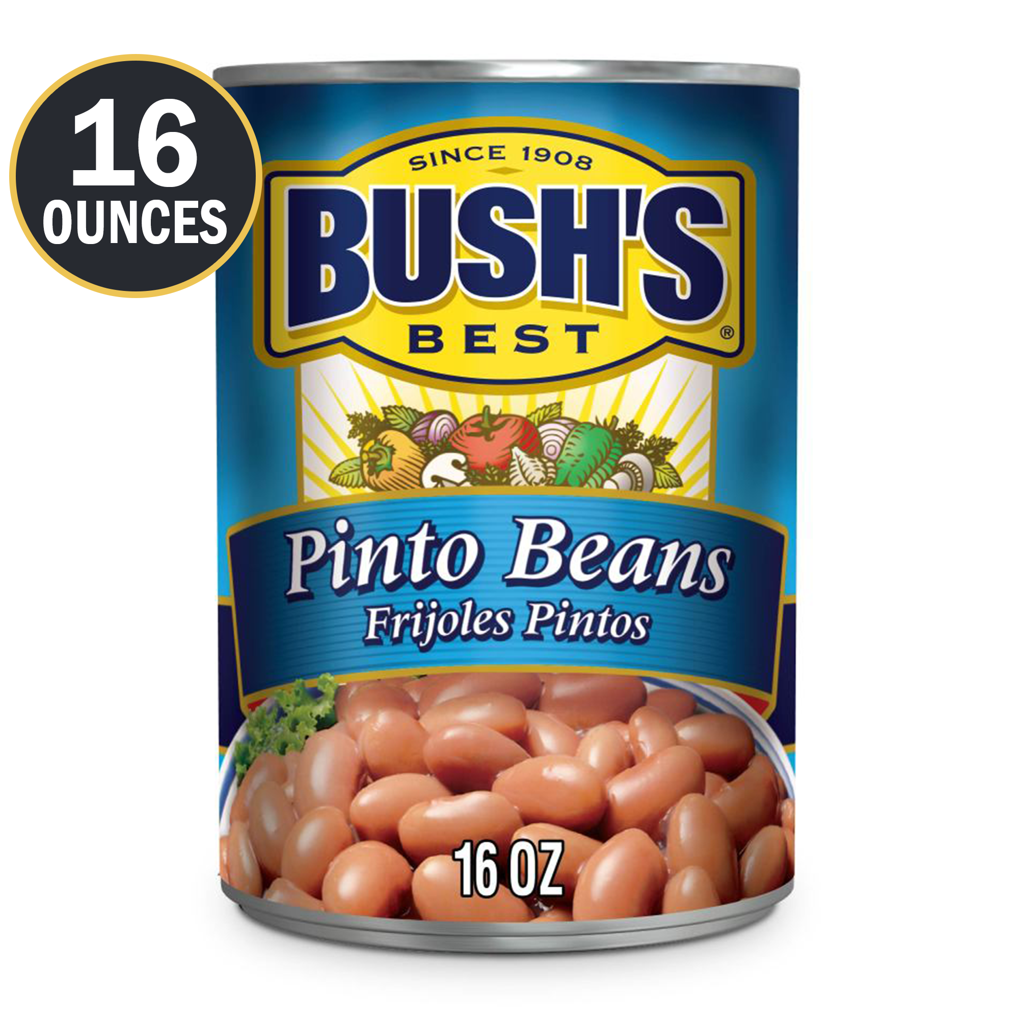 Bush's Pinto Beans, Canned Beans, 16 oz