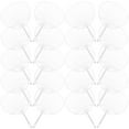 Zcyifa Fan Framework 20pcs Japanese Fan Uchiwa DIY Kit Handheld Fan