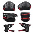 thumbnail image 4 of Aunavey Protective Gear Set for Youth/Adult Knee Pads Elbow Pads Wrist Guards for Skateboarding Roller Skating Cycling Bike BMX Bicycle Scootering 6pc-Set, 4 of 6