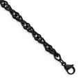 thumbnail image 2 of Primal Steel Stainless Steel Black IP Plated 9in Bracelet, 2 of 7