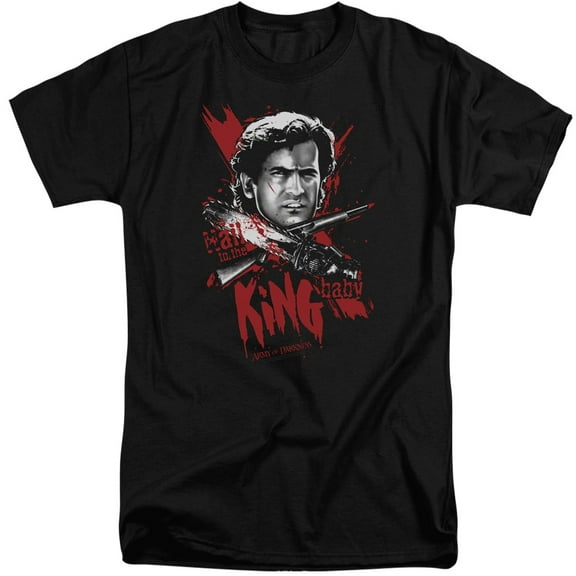Army Of Darkness Hail To The King Adult Tall T-Shirt Black