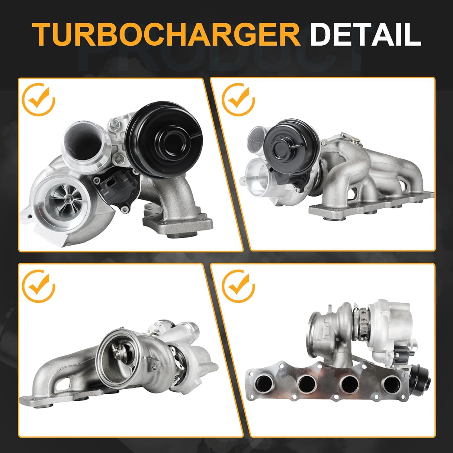 PANGOLIN Turbocharger 11657635803 Fit for 2012-2016 BMW 320i 328i 528i X3 Z4 N20 Turbo Charger Replacement Part OE 11657588938, 11 65 7 635 803, 11 65 7 588 938