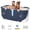 Blue White-2 people, variant on GIATUEE 55in Portable Folding Bathtub for Bathroom, Hot Ice Bath Tub for 2 Person , Blue White