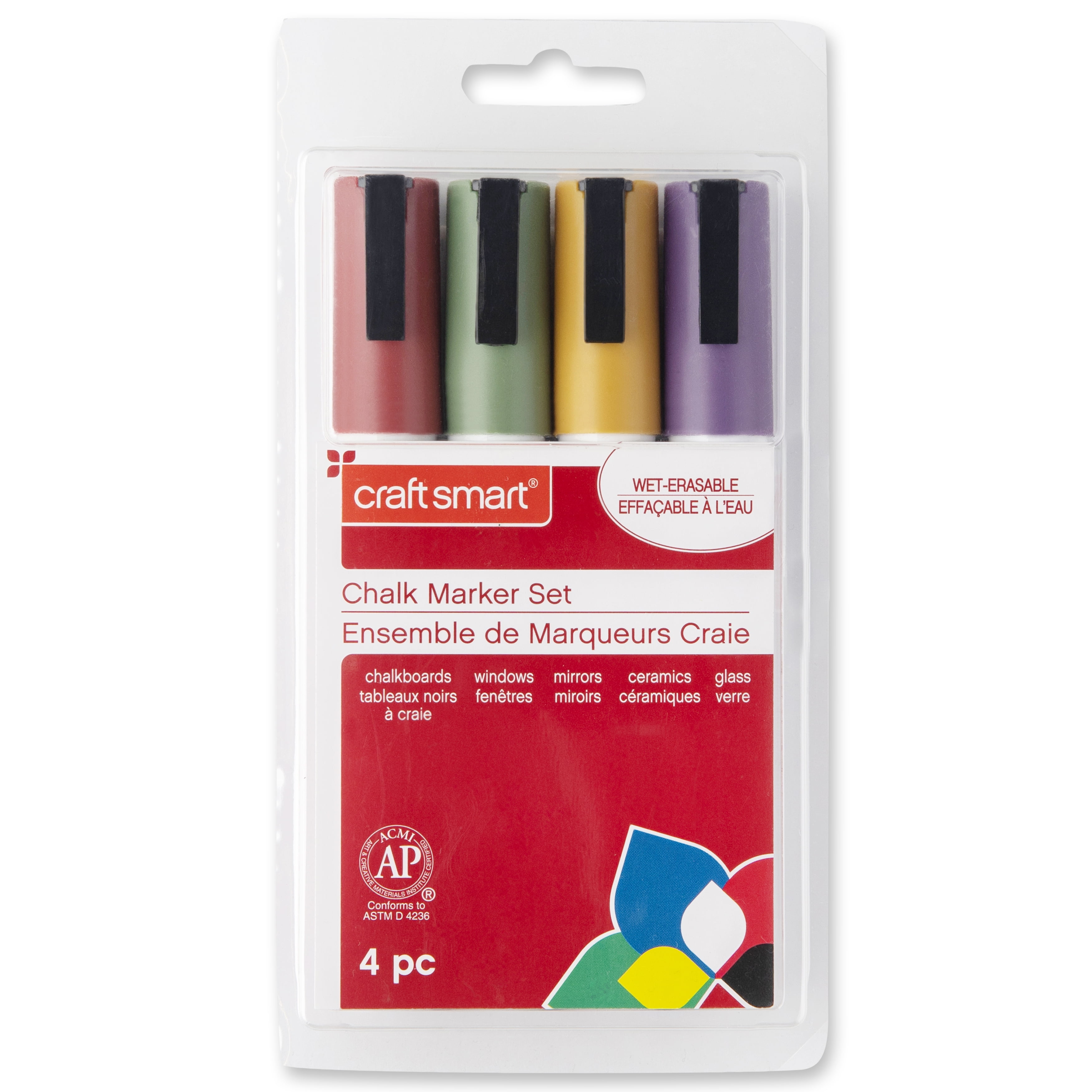 9 Packs: 4 ct. (36 total) Earthy Chalk Marker Set by Craft Smart