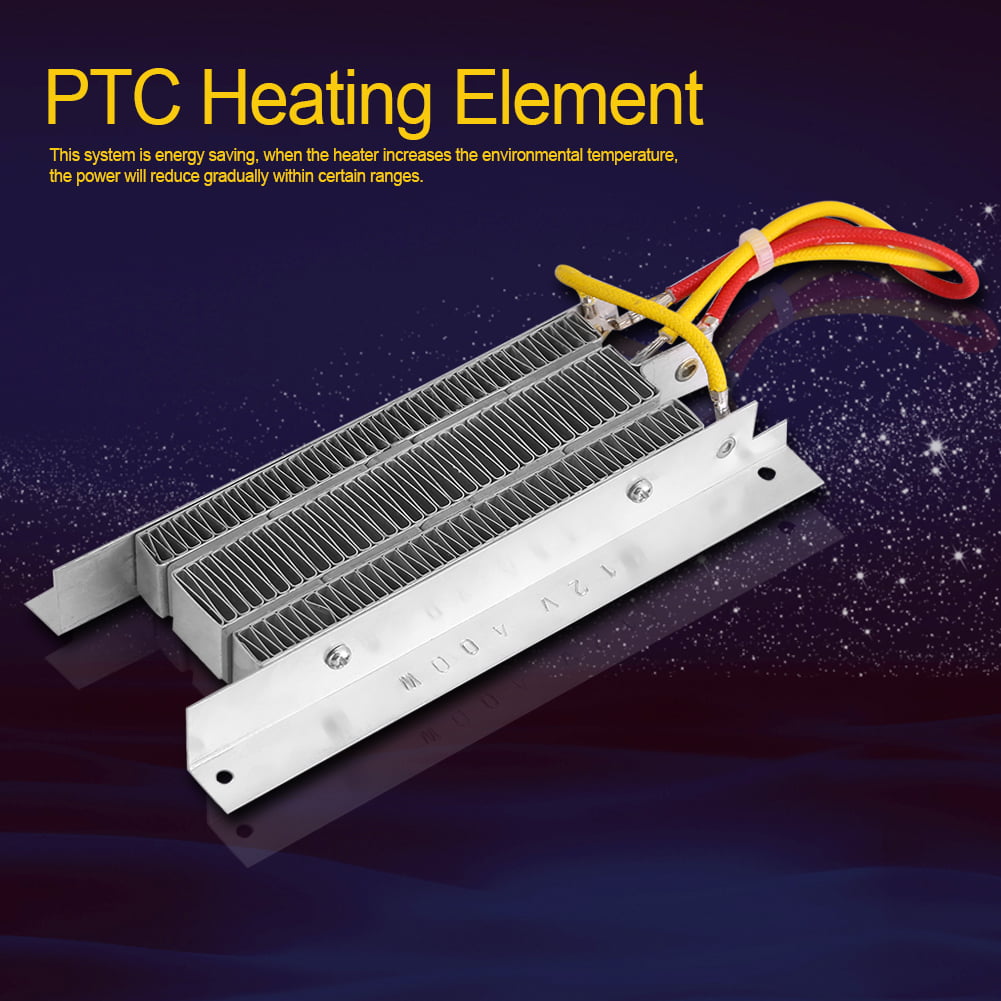 Yosoo Electric Insulated Ceramic Thermostatic High Power PTC Heating Element Heater 200W DC 12V