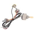 thumbnail image 1 of Electric Guitar Wiring Harness, Prewired Stable Electric Guitar Harness Metal  Texture Widely Compatible Exquisite Workmanship  For Replacement, 1 of 8