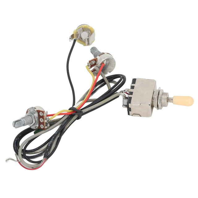 Electric Guitar Wiring Harness, Prewired Stable Electric Guitar Harness Metal Texture Widely Compatible Exquisite Workmanship For Replacement