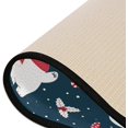 thumbnail image 3 of Kitchen Rugs and Mats Non-Skid Washable Runner Rugs Christmas Holly Berry Wrapping Pap Long 72x24 inch for Floor Cushioned Hallway Entryway Indoor 2x6, 3 of 7