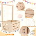 thumbnail image 2 of Baby Shower Crate Closet, Wooden Baby Shower Gift Baskets, Personalized Baby Basket for New Baby Gift, 2 of 9