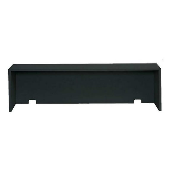 Safco E-Z Sort Modern Metal Riser with Modular Mailroom Storage in Black