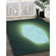 thumbnail image 3 of Ahgly Company Machine Washable Indoor Rectangle Transitional Mint Green Area Rugs, 5' x 7', 3 of 7