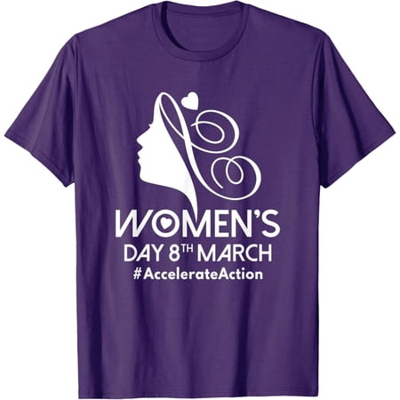 NEW!!! International Women's Day 2025 8 March Accelerate Action T-Shirt