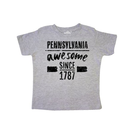 

Inktastic Pennsylvania Awesome Since 1787 Gift Toddler Boy or Toddler Girl T-Shirt