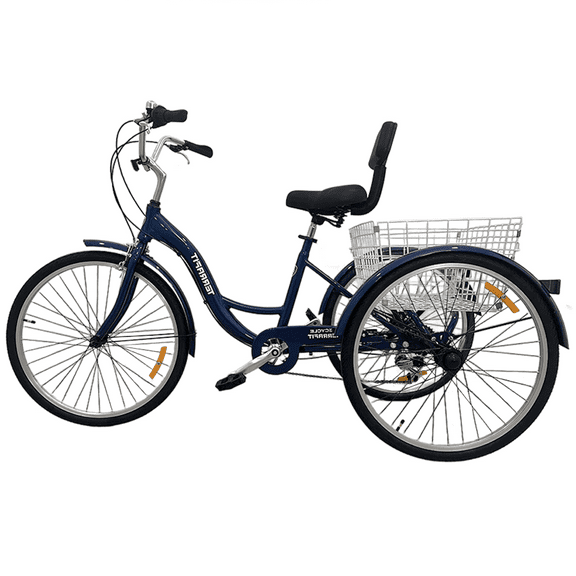 Tricicleta Triciclo Para Adulto Rodada 26 Shimano Velocidade